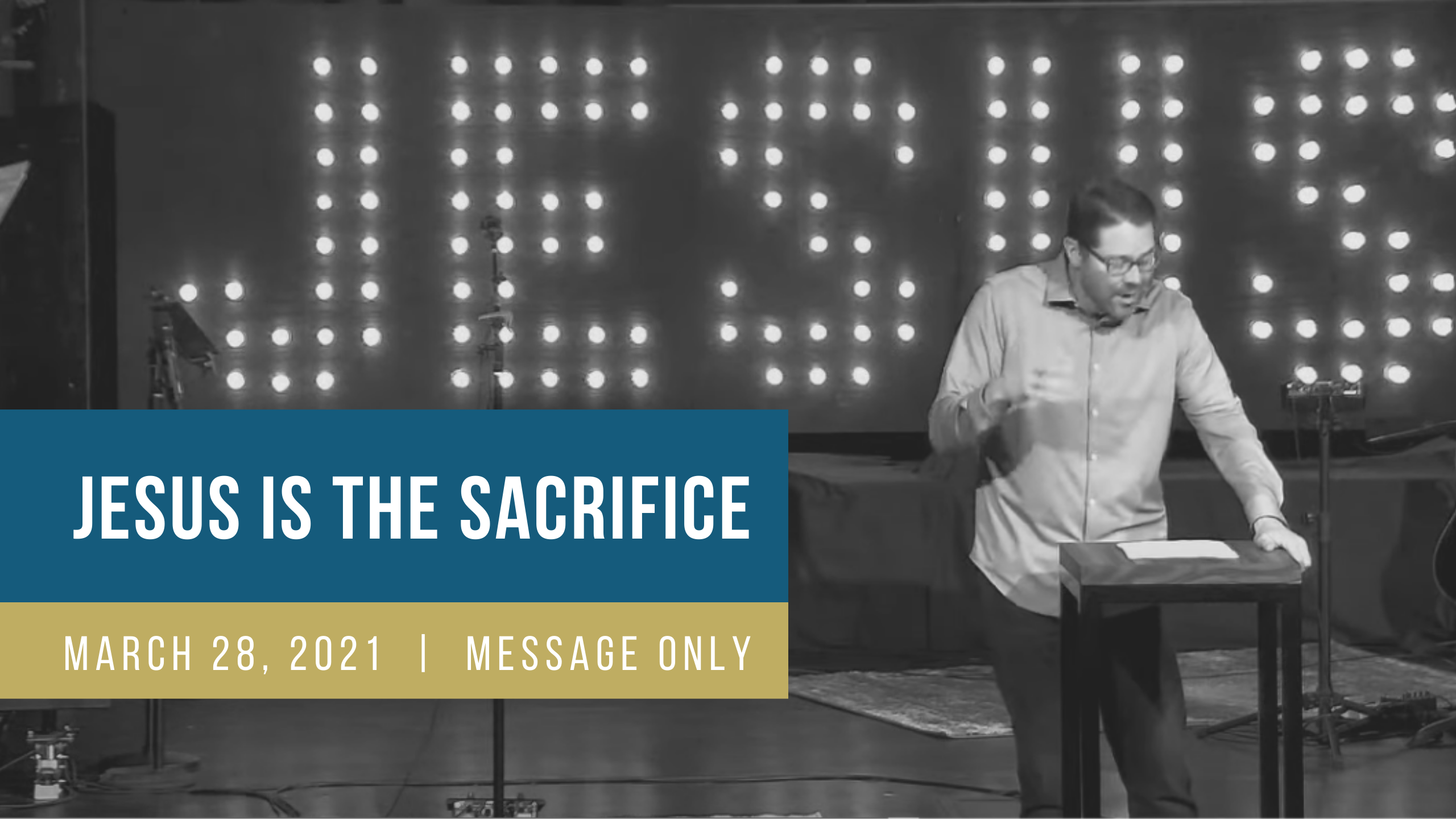 Jesus is the Sacrifice